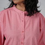 Soft Mauve Cotton Shirt