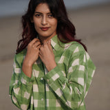 Off-Duty Checked Cotton Shirt