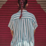 Tealune Stripe Cotton Shirt