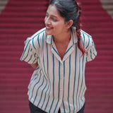 Tealune Stripe Cotton Shirt