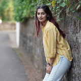 Mellowday Cotton Stripe Shirt