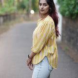 Mellowday Cotton Stripe Shirt