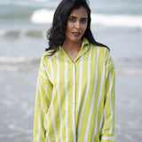 Limezest Stripe Cotton Shirt