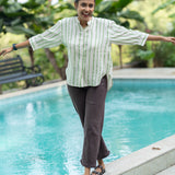 Ivy Stripe Cotton Shirt