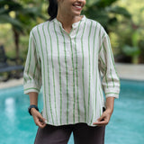 Ivy Stripe Cotton Shirt