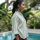 Ivy Stripe Cotton Shirt