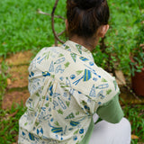 Solo Date Shirt - Handblock Printed Green