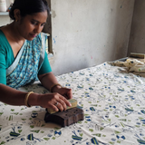 Solo Date Shirt - Handblock Printed Green