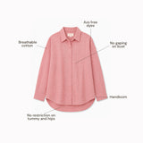 Coral Handloom Cotton Shirt