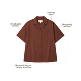 Raw Cocoa Cotton Shirt