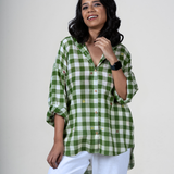 Evergreen Jamdani Cotton Shirt