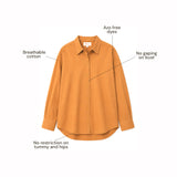 Earth Rust Cotton Shirt