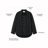 Classic Black Handloom Cotton Shirt