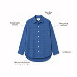 Classic Blue Checked Handloom Shirt