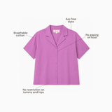 Lilac Sky Cotton Shirt