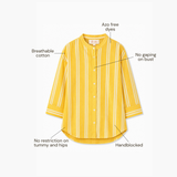 Mellowday Handblocked Cotton Shirt