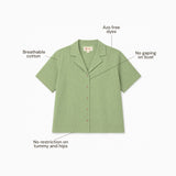 Soft Sage Cotton Shirt