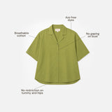 Olive Mist Cotton Shirt