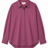Bougainvillea Haze Oversize Cotton Shirt