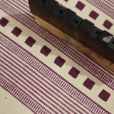 Boysenberry Handblocked Cotton Shirt
