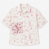 Cat Love Handblocked Cotton Shirt