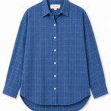Classic Blue Checked Handloom Shirt