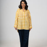 Marigold Handloom Cotton Shirt