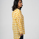 Marigold Handloom Cotton Shirt