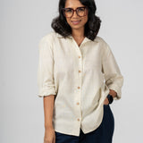 Pencil Stripe Handloom Shirt