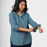 Midnight Slate Handloom Shirt