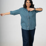 Midnight Slate Handloom Shirt