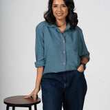 Midnight Slate Handloom Shirt