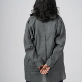 Charcoal Charm Handwoven Cotton Shirt