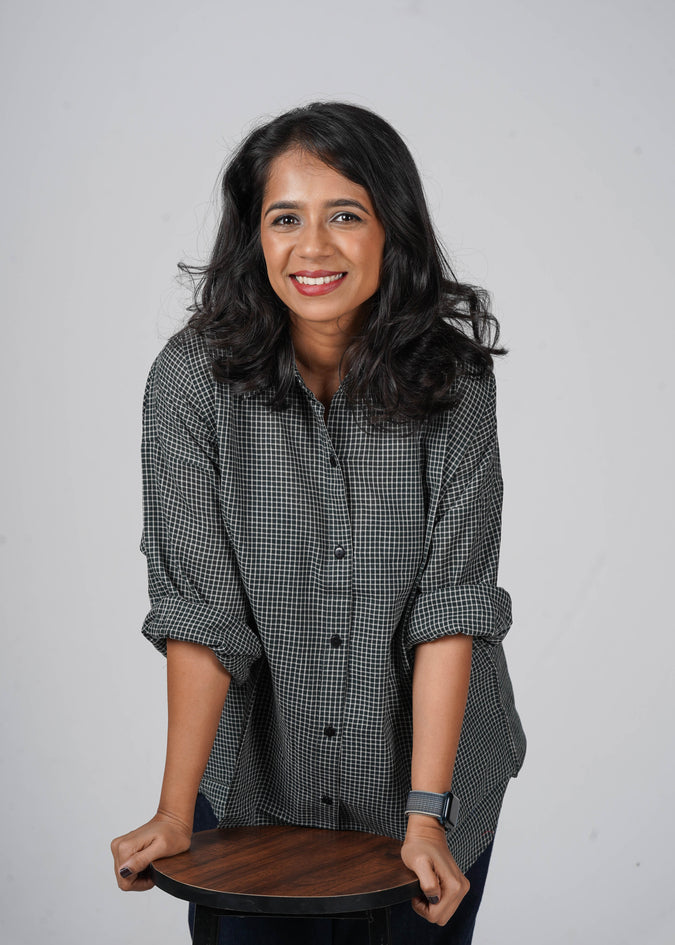 Charcoal Charm Handloom Shirt