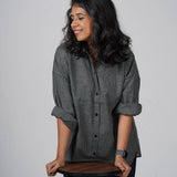 Charcoal Charm Handloom Shirt