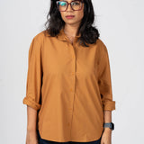 Earth Rust Cotton Shirt