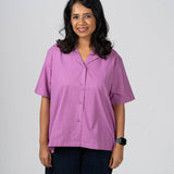 Lilac Sky Cotton Shirt