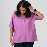 Lilac Sky Cotton Shirt