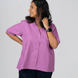 Lilac Sky Cotton Shirt
