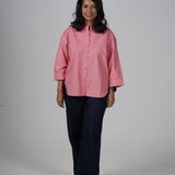 Soft Mauve Cotton Shirt