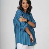 Neel & Green Handloom Stripe Shirt