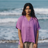 Pure cotton short sleeve shirt