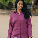 Pure cotton oversize shirt