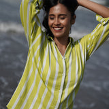 Limezest Stripe Cotton Shirt