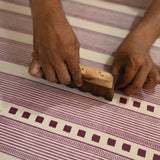 Boysenberry Grid Cotton Shirt
