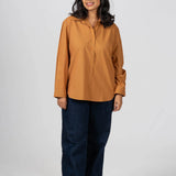 Earth Rust Cotton Shirt