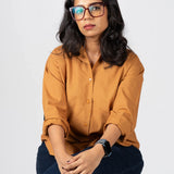 Earth Rust Cotton Shirt