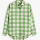 Off-Duty Checked Handblocked Cotton Shirt
