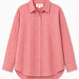 Rosy Strip Handwoven Cotton Shirt