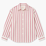 Rubina Stripe Handblocked Cotton Shirt